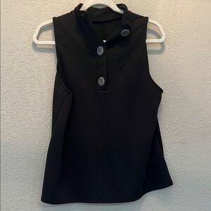 Sleeveless Black Top (L)